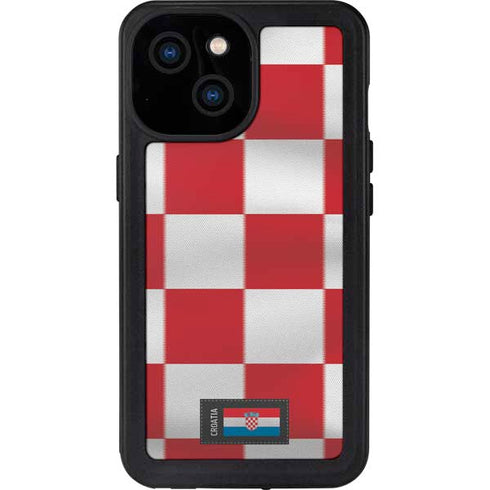 Croatia Soccer Flag iPhone 13 Mini Waterproof Case